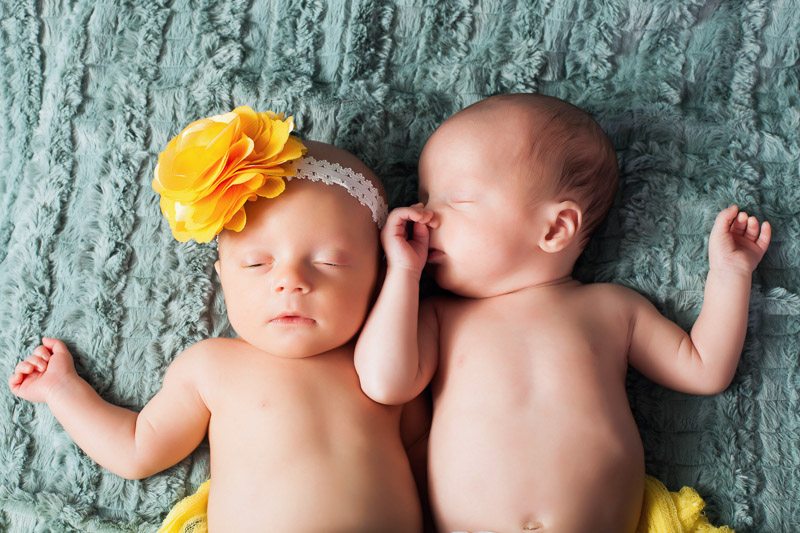 twin newborn session | kentucky photographer