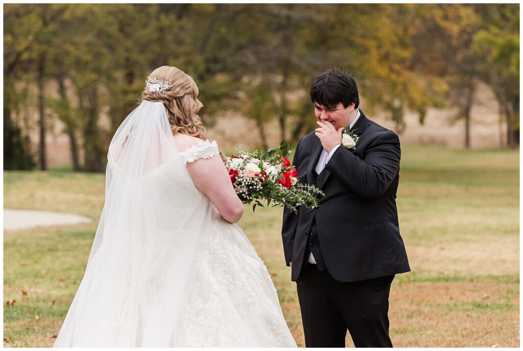 wedding first look